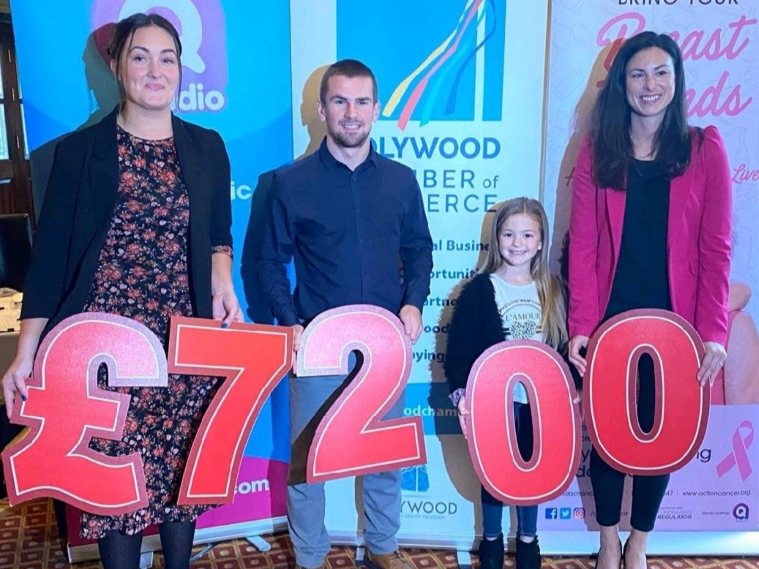 The team at IQ go the extra mile for Action Cancer