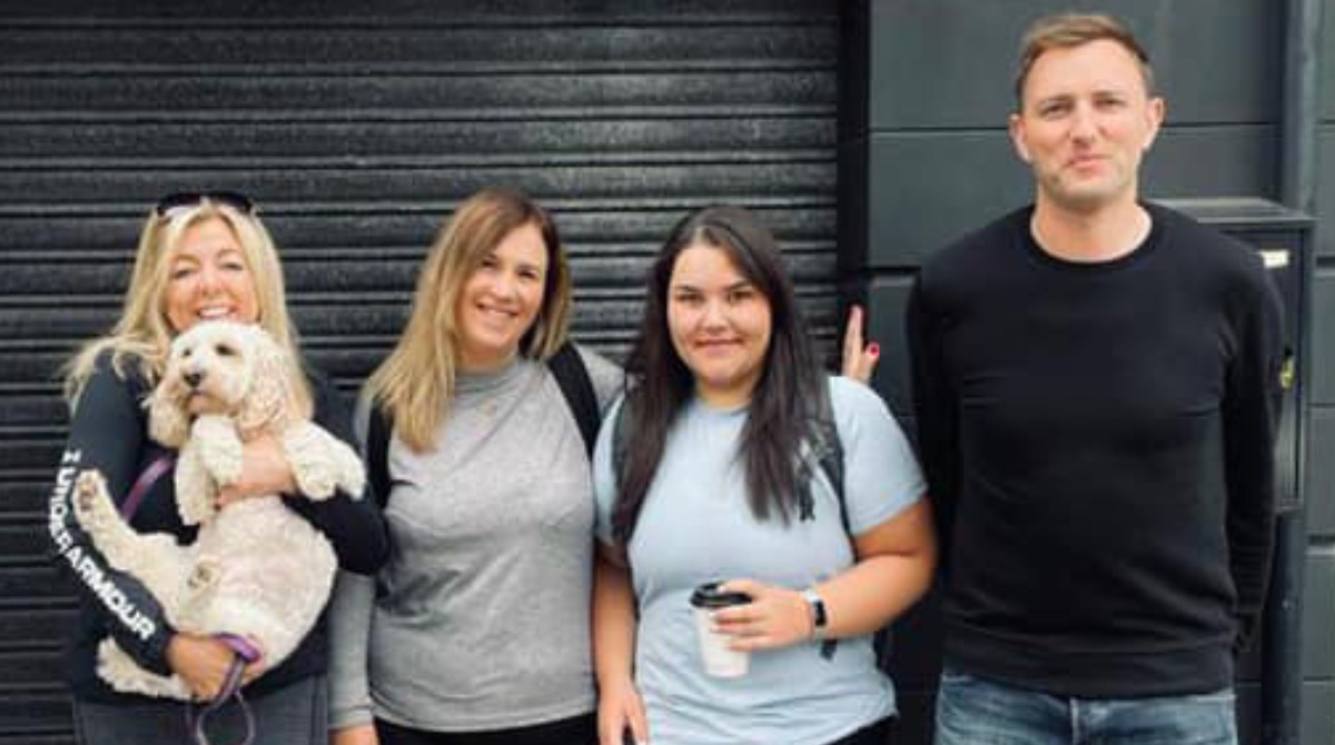 Helping serve Christmas dinners!